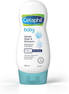 Cetaphil Baby Gentle Wash & Shampoo 50ml – Hypoallergenic 2-in-1 for Sensitive Skin. A 2-in-1 hypoallergenic formula designed for sensitive skin.