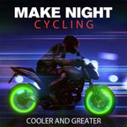 "Car Luminous Tire Valve Cap Set (4 pcs) – Glow-in-the-dark valve caps for enhanced style and visibility at night."