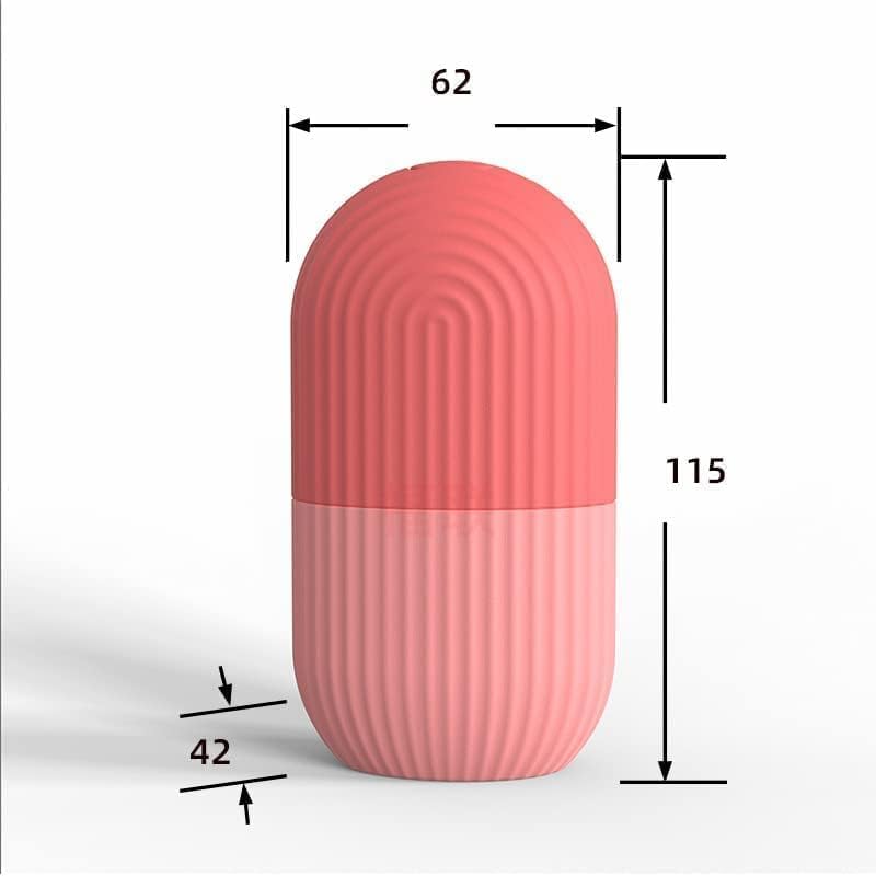 Face Glow Ice Roller for reducing puffiness, fine lines, and promoting skin circulation. Cooling therapy Face Glow Ice Roller for all skin types, enhancing facial contours. DIY ice cubes with essential oils for rejuvenating facial therapy using Face Glow Ice Roller.