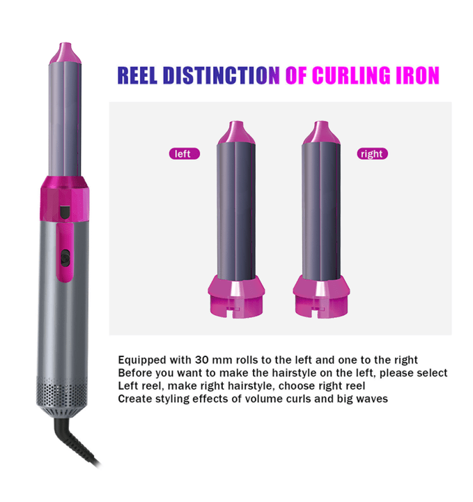 Ceramic Hot Air Brush (5-in-1)