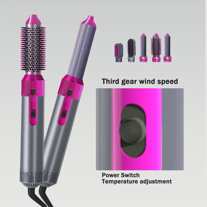 Ceramic Hot Air Brush (5-in-1)