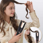 Lescolton Automatic Curling Iron in black, designed for effortless large curls.