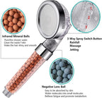 Ecom City™ Filtered Handheld Shower Head with ionic filtration, ideal for purifying water and reducing hair loss.