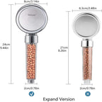 Ecom City™ Filtered Handheld Shower Head with ionic filtration, ideal for purifying water and reducing hair loss.